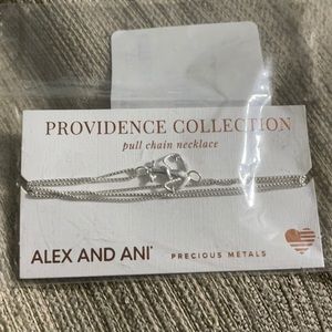 Alex and Ani Anchor Pull Chain Necklace